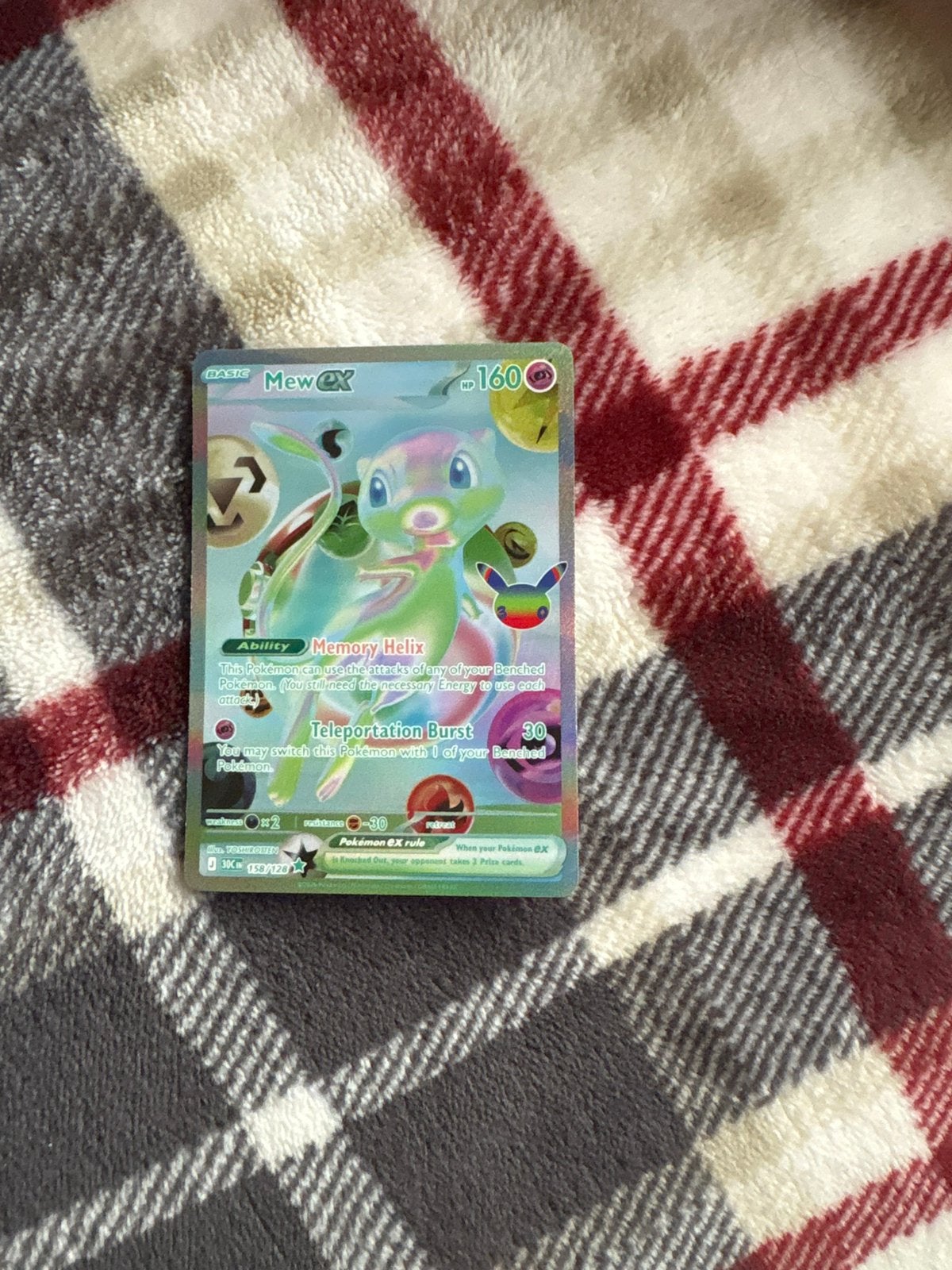 Mew ex Kaart pokemon, Hobby en Vrije tijd, Ophalen, Nieuw, Losse kaart