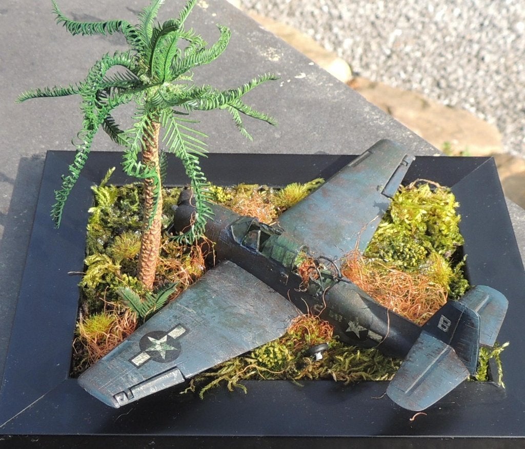 Dio Avenger dans la jungle du Pacifique 1/72ième, Verzenden, Luchtmacht, Miniatuur of Beeldje