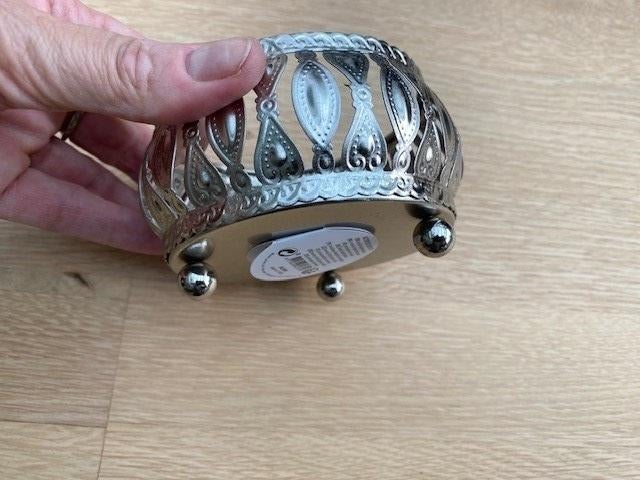 Metalen Theelichthouder – Nieuw!, Nieuw, Ophalen of Verzenden, Metaal, Kandelaar