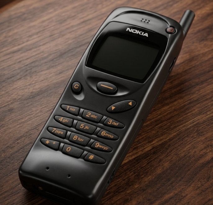 Nokia 6110/6150 Vintage GSM-telefoon (1e Snake-game), Ophalen, Gebruikt, Geen camera, Zwart