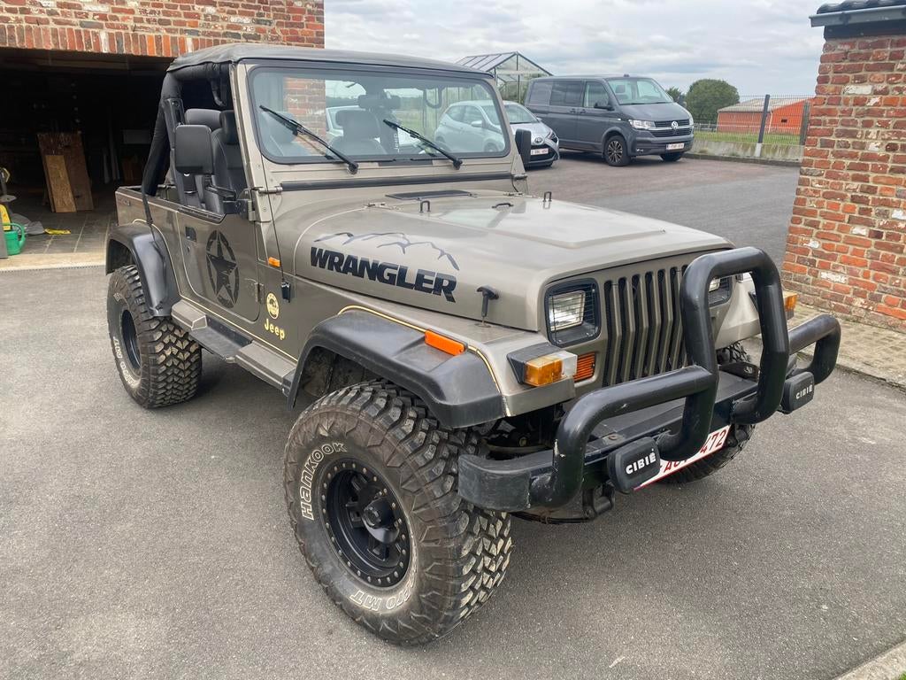 Jeep Wrangler YJ-editie SAHARA, Auto's, Jeep, Particulier, Wrangler, Benzine, 2 deurs, Handgeschakeld, Zwart, Zwart, Vierwielaandrijving