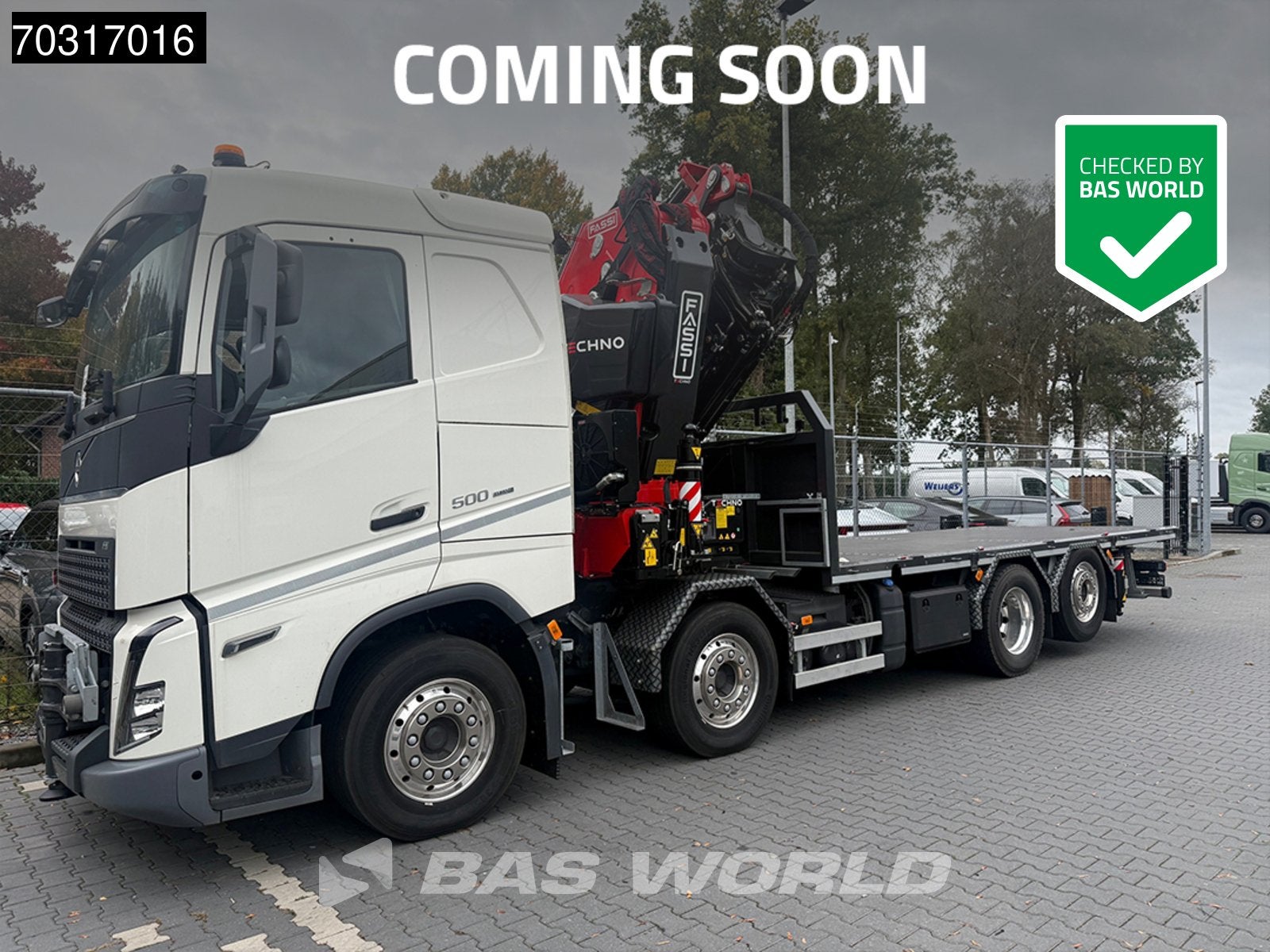 Volvo FH 500 8X2 NEW! FASSI F705R2.28 HXP Techno Crane + L22, Autos, Achat, Euro 6, Entreprise, 500 ch