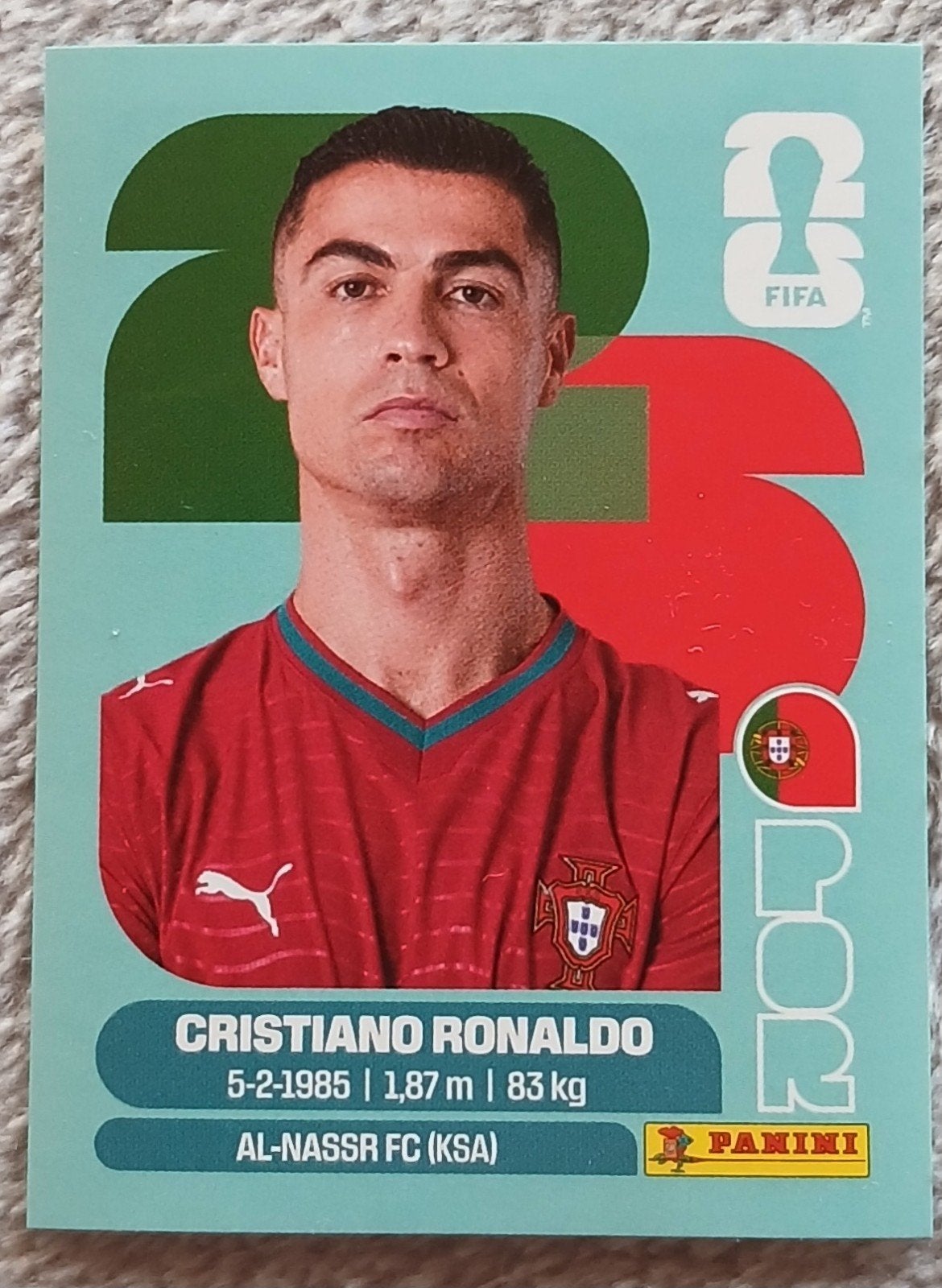 Panini World Cup 2026 Cristiano Ronaldo, Verzenden, Nieuw