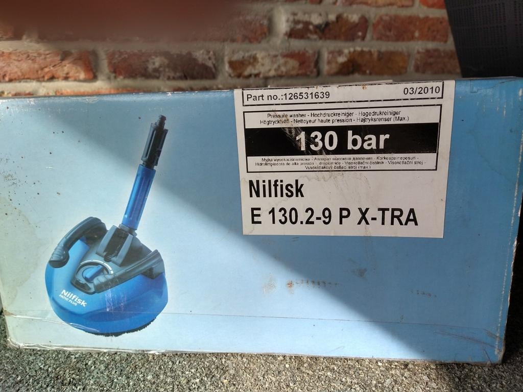 Toebehoren van een  Nilfikshogedrukreiniger, Ophalen