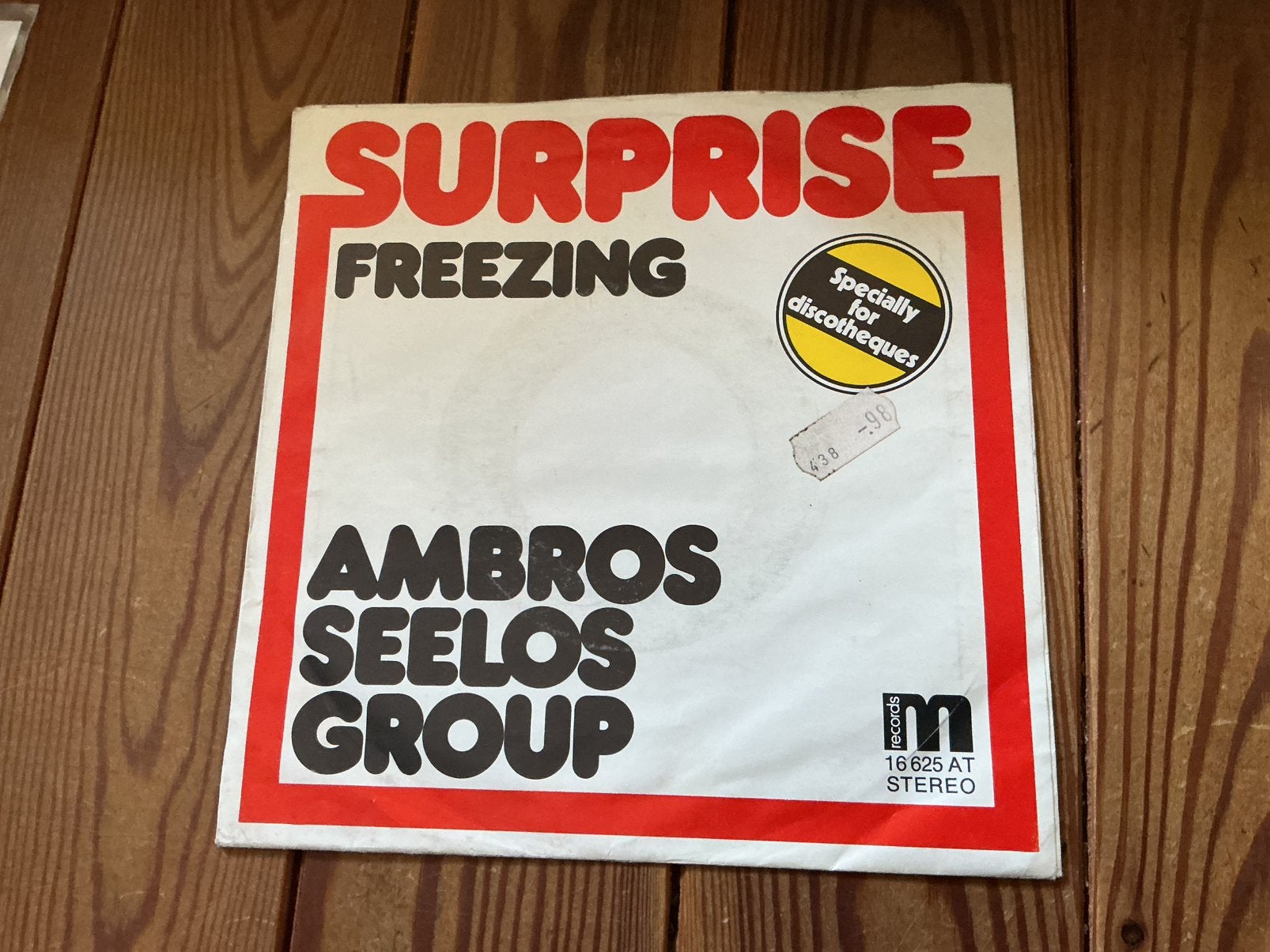 7” Ambros Seelos Group - freezing, Ophalen of Verzenden, Gebruikt