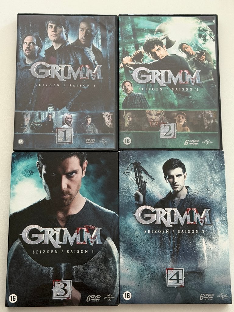 Grimm - Seizoen 1-4 (24-DVD Set), Cd's en Dvd's, Gebruikt, Vanaf 16 jaar, Nederlands, Ophalen of Verzenden
