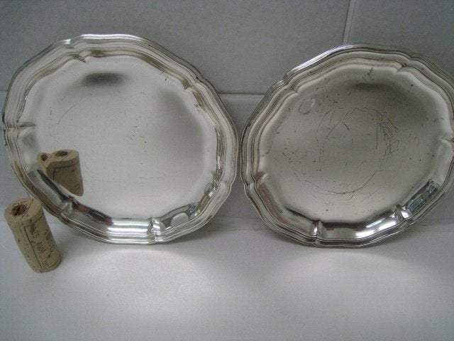 Set de 4 plats en argent, Antiquités & Art, Enlèvement