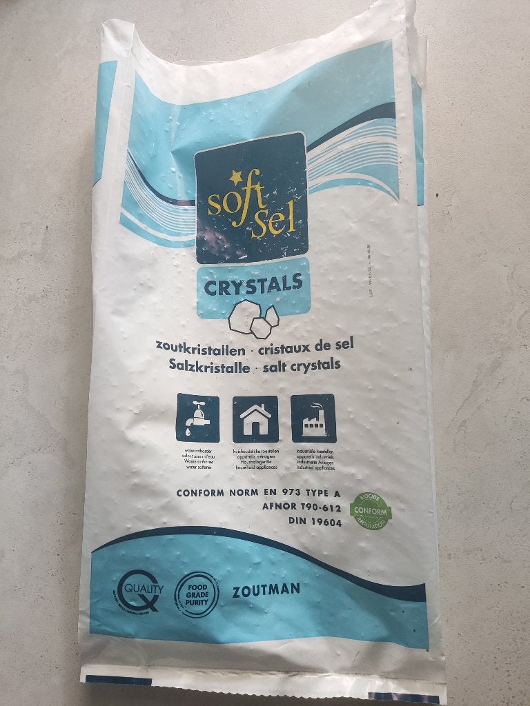 zoutkristallen voor waterontharder, Ophalen of Verzenden, Nieuw, Waterontharder met zout