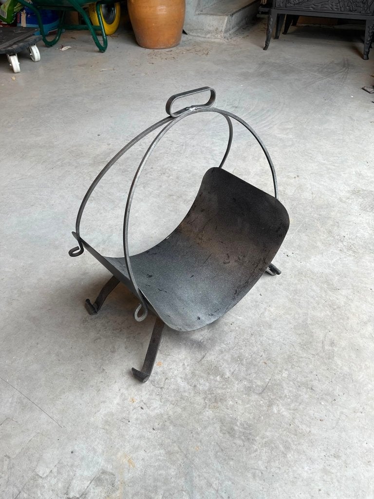 Houtkachel Gietijzeren blokkenhouder, Ophalen, Nieuw, Houtkachel