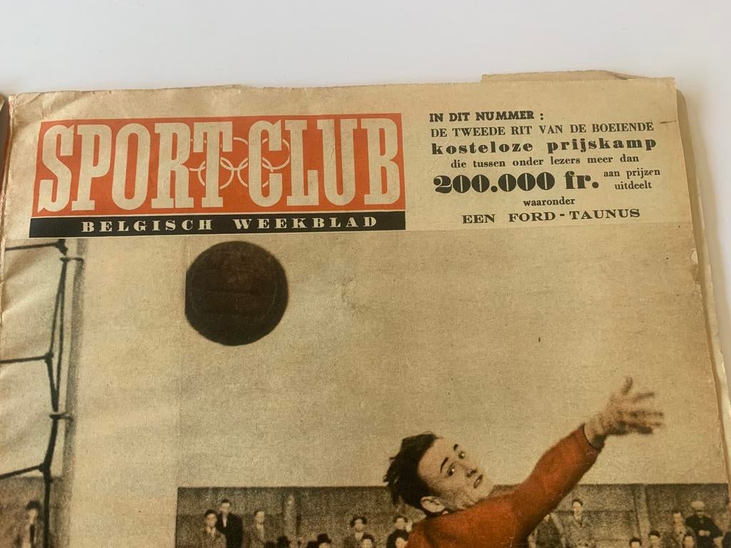 Vintage Club Sport weekblad 1951, Ophalen of Verzenden, Gebruikt