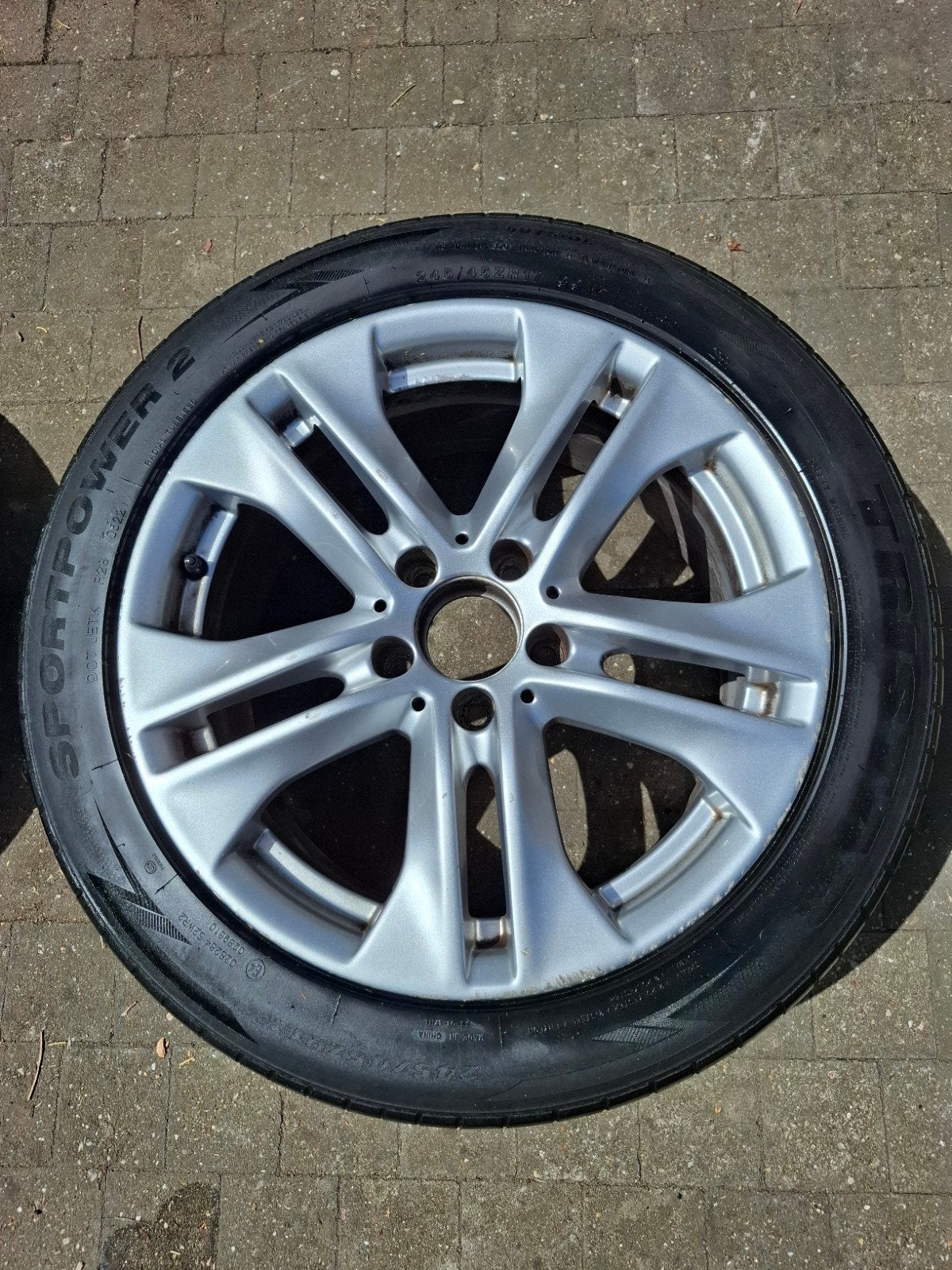 4 Jantes Alu Origine Mercedes 17" - Classe E W212 / S212, Autos : Pièces & Accessoires, Pneus & Jantes, Pneus et Jantes, 245 mm