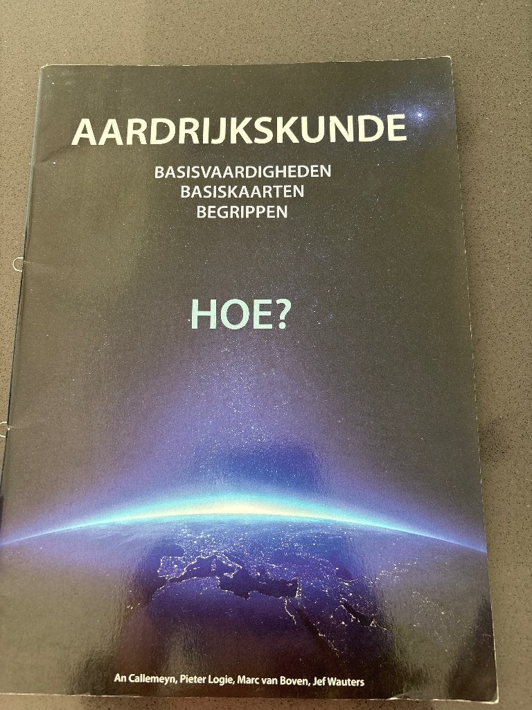 Boek aardrijkskunde: basisvaardigheden, basiskaarten begrip, Boeken, Schoolboeken, Ophalen of Verzenden, Nieuw, ASO, Aardrijkskunde
