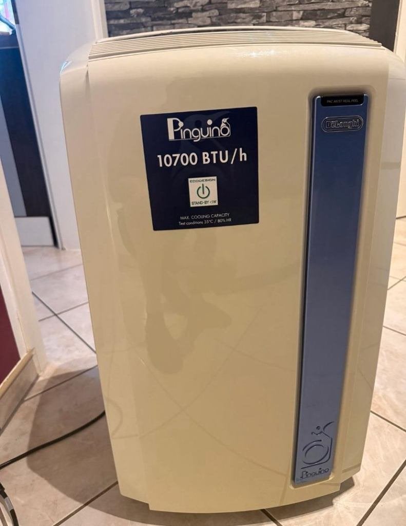 Clim DeLonghi Pinguino PAC AN97 Real Feel - comme neuf, Refroidissement et Déshumidification, 60 à 100 m³, Enlèvement ou Envoi