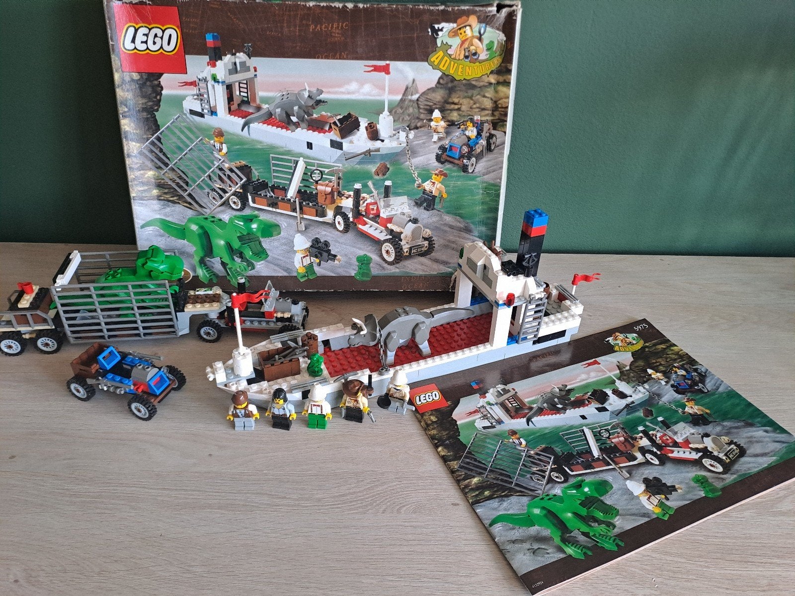 vintage Lego 2000 Adventures 5975 T-Rex Transport, Ophalen, Lego