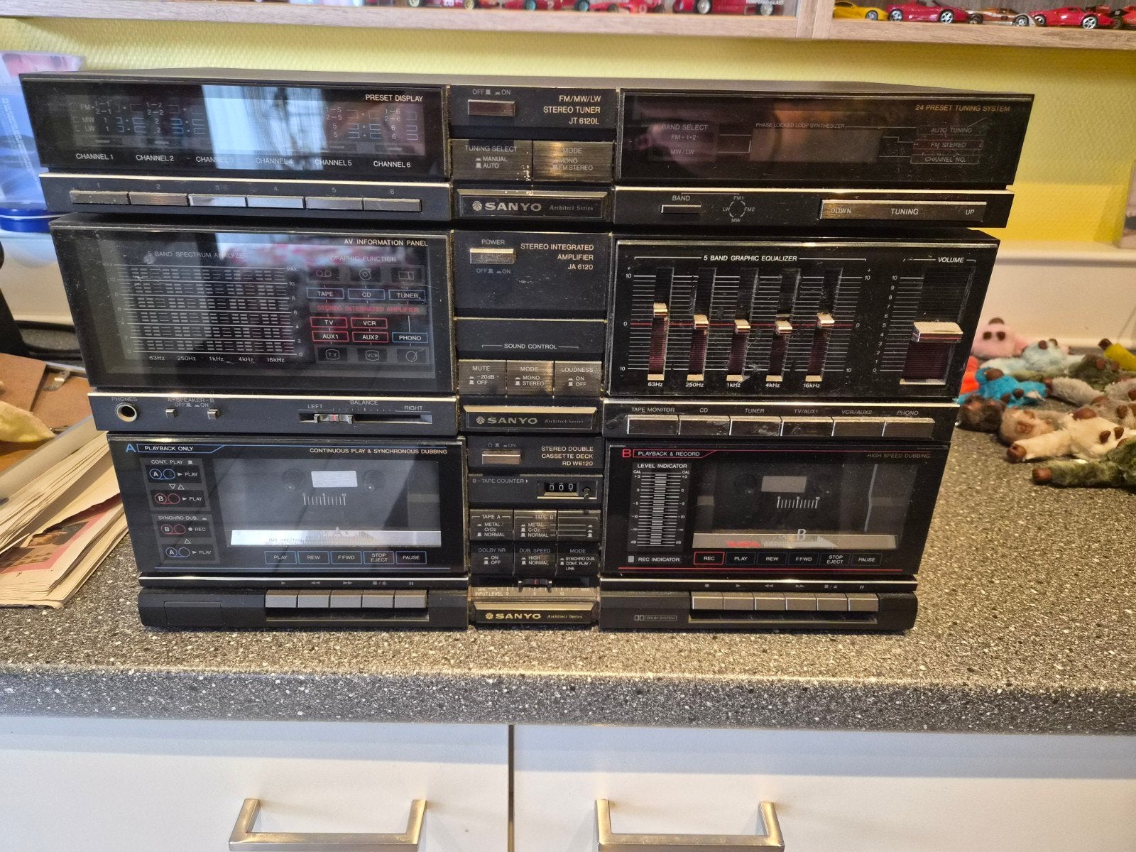 audio toren, TV, Hi-fi & Vidéo, Enlèvement, Deck cassettes ou Lecteur-enregistreur de cassettes