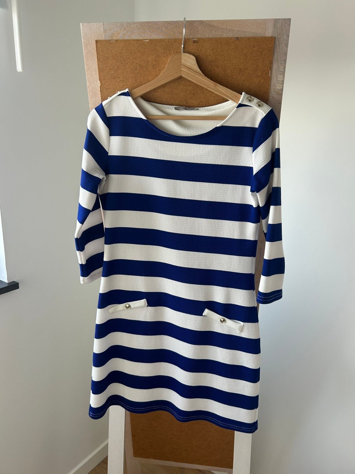 Jurk, Kleding | Dames, Jurken, Ophalen, Zo goed als nieuw, Blauw