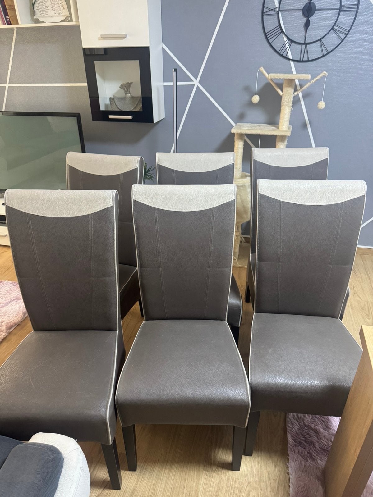 Set stoelen, Ophalen, Overige materialen, Gebruikt, Grijs