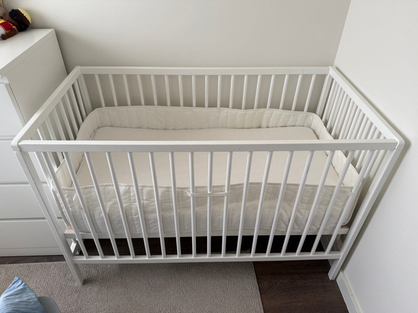 Ledikant incl matras, matrasbeschermer, Ophalen, Gebruikt, Ledikant