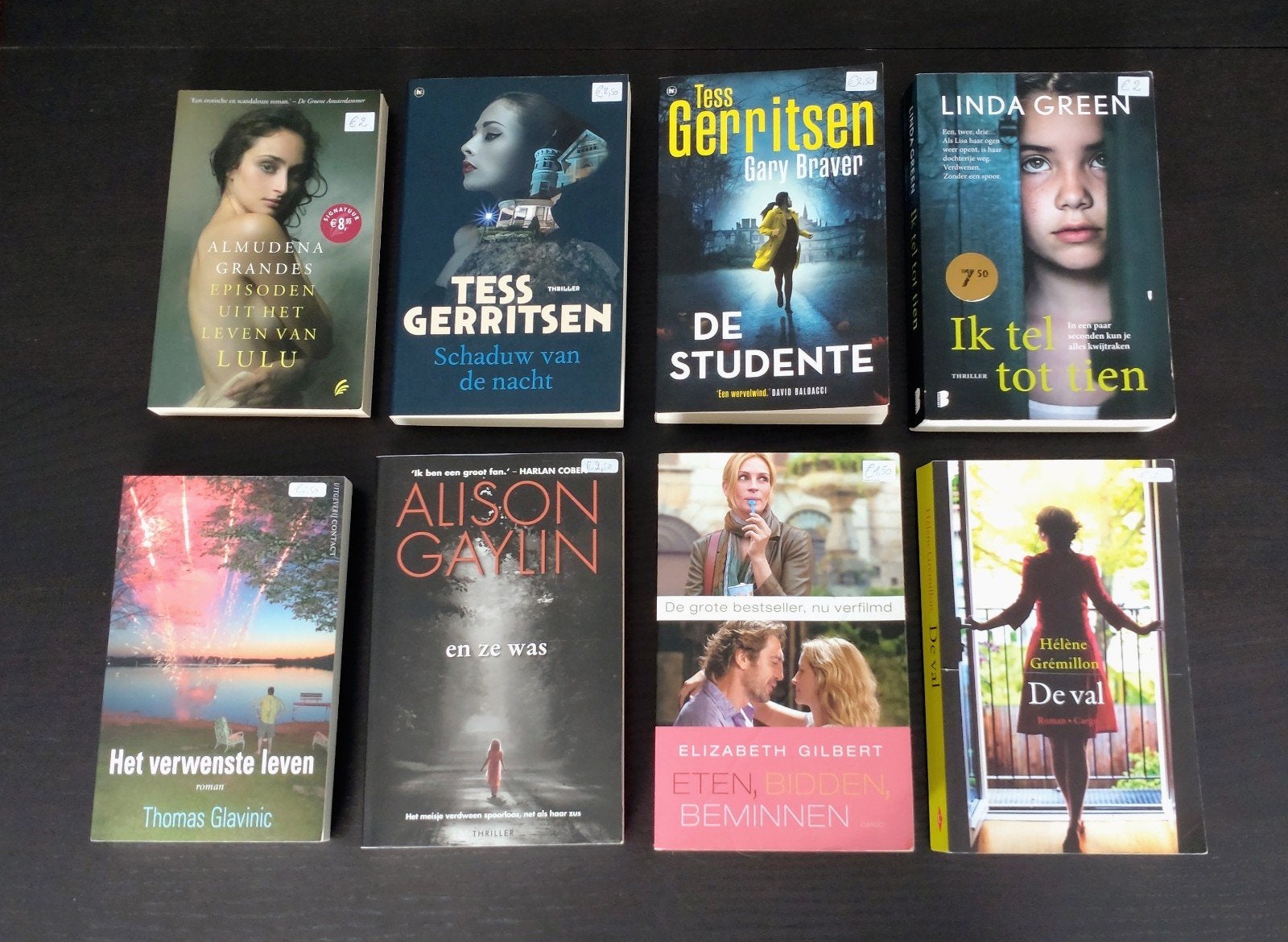 Boeken fictie G: €1,50 - €2,50, Ophalen