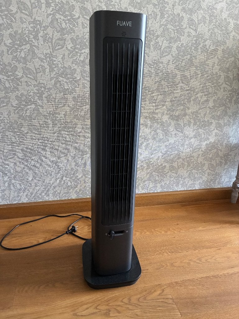 Fuave toren ventilator & heater, Ophalen, Ventilator met afstandsbediening, Zo goed als nieuw, Torenventilator