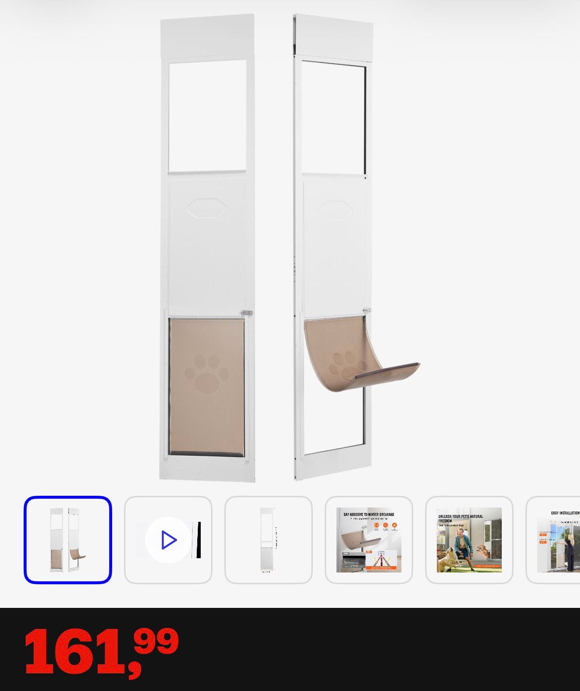 Luik voor schuifdeur, Doe-het-zelf en Bouw, Raamkozijnen en Schuifdeuren, Ophalen, Nieuw, Kunststof, Overige typen