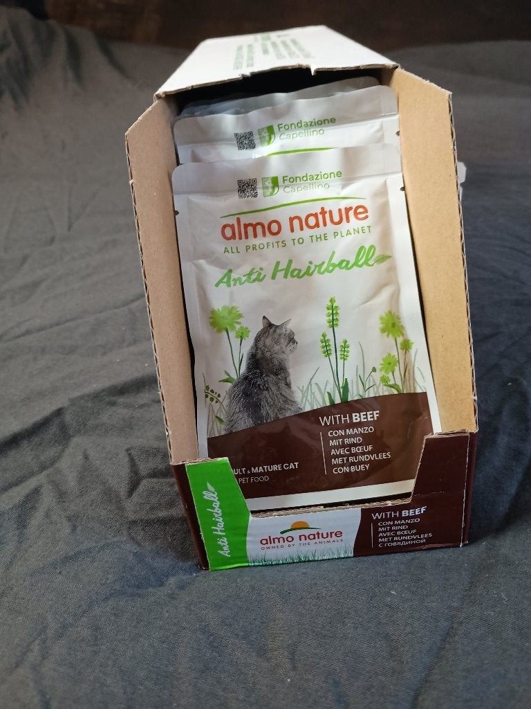 Pack de 22 sachets Almo Nature anti-hairball pour chat, Animaux & Accessoires, Enlèvement ou Envoi, Neuf
