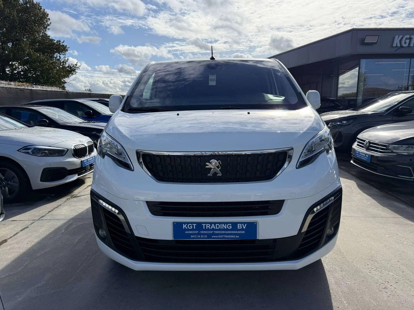 Peugeot Expert 2.0 BLUEHDI 177PK 3 ZIT AUTOMAAT NAVIGATIE ZW, Auto's, Stof, 4 cilinders, Wit, Bedrijf