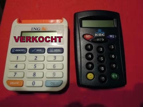 lezer bankkaart KBC bankrekening, Ophalen of Verzenden