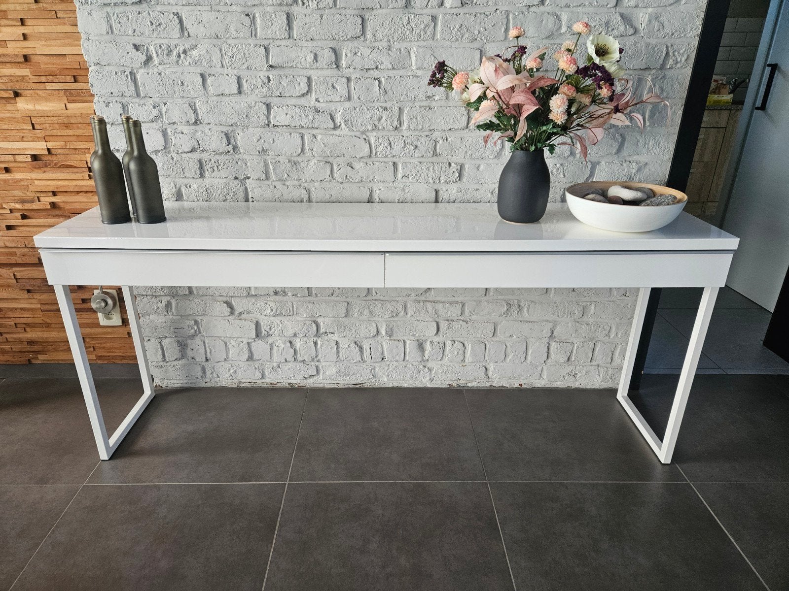 Bureau/halltafel, Ophalen, Gebruikt, 150 tot 200 cm, 25 tot 50 cm