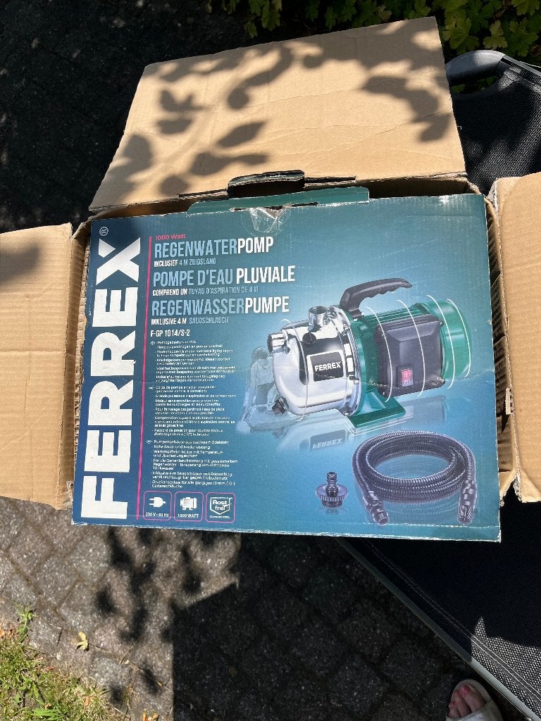 Regenwaterpomp, Ophalen, Zo goed als nieuw, Elektrisch, Regentonpomp