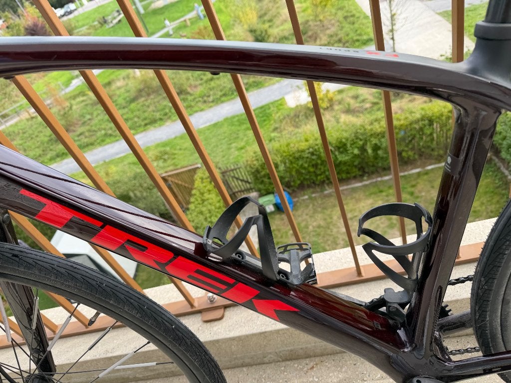 Trek FX 5 sport, Carbon, Zo goed als nieuw, Meer dan 20 versnellingen, Schijfrem