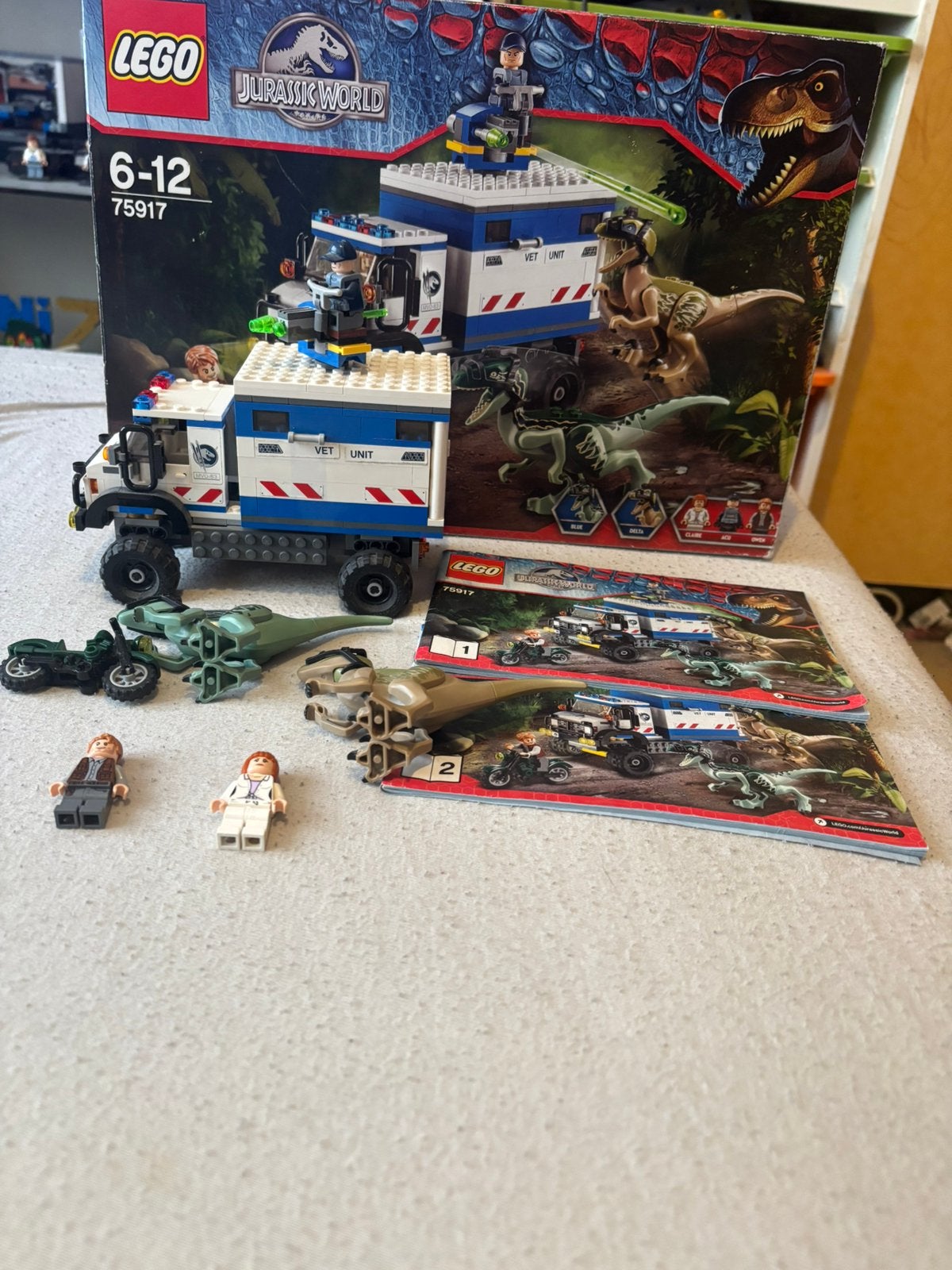 Lego 75917 Raptor Rampage, Ophalen, Zo goed als nieuw, Compleet, Lego