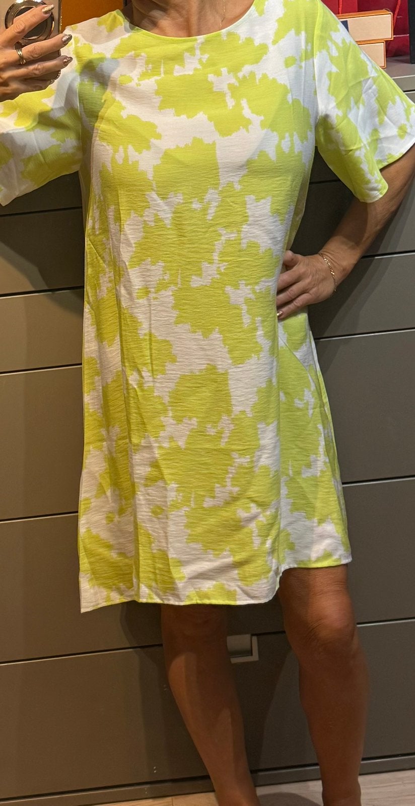 Nieuw 245€ Armani ruiljurk ter plaatse maat 38 ok 40, Kleding | Dames, Ophalen of Verzenden, Nieuw, Geel