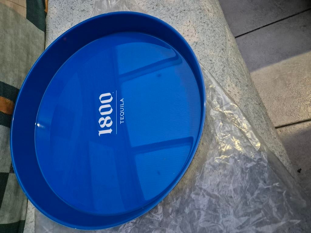Blauwe plastieke dienblad 1800 Tequila in nieuwe staat, Huis en Inrichting, Ophalen of Verzenden