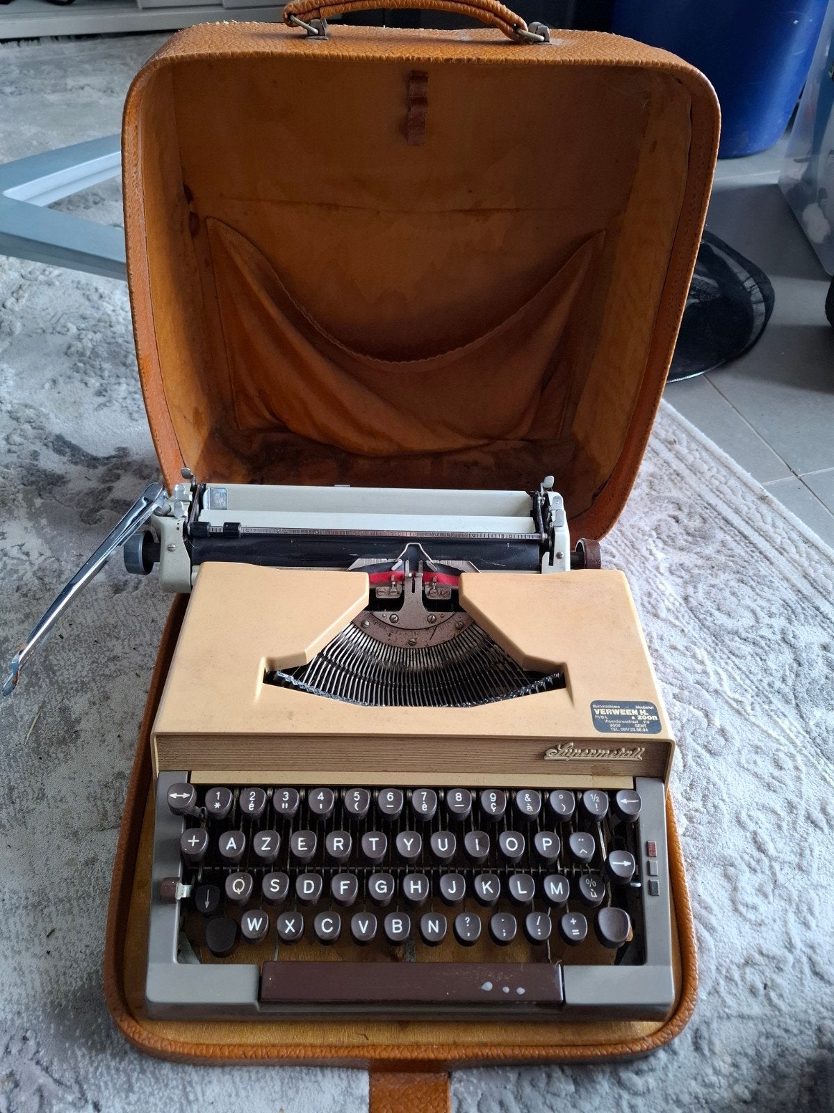 Silver-Reed draagbare mechanische typemachine., Diversen, Ophalen, Zo goed als nieuw