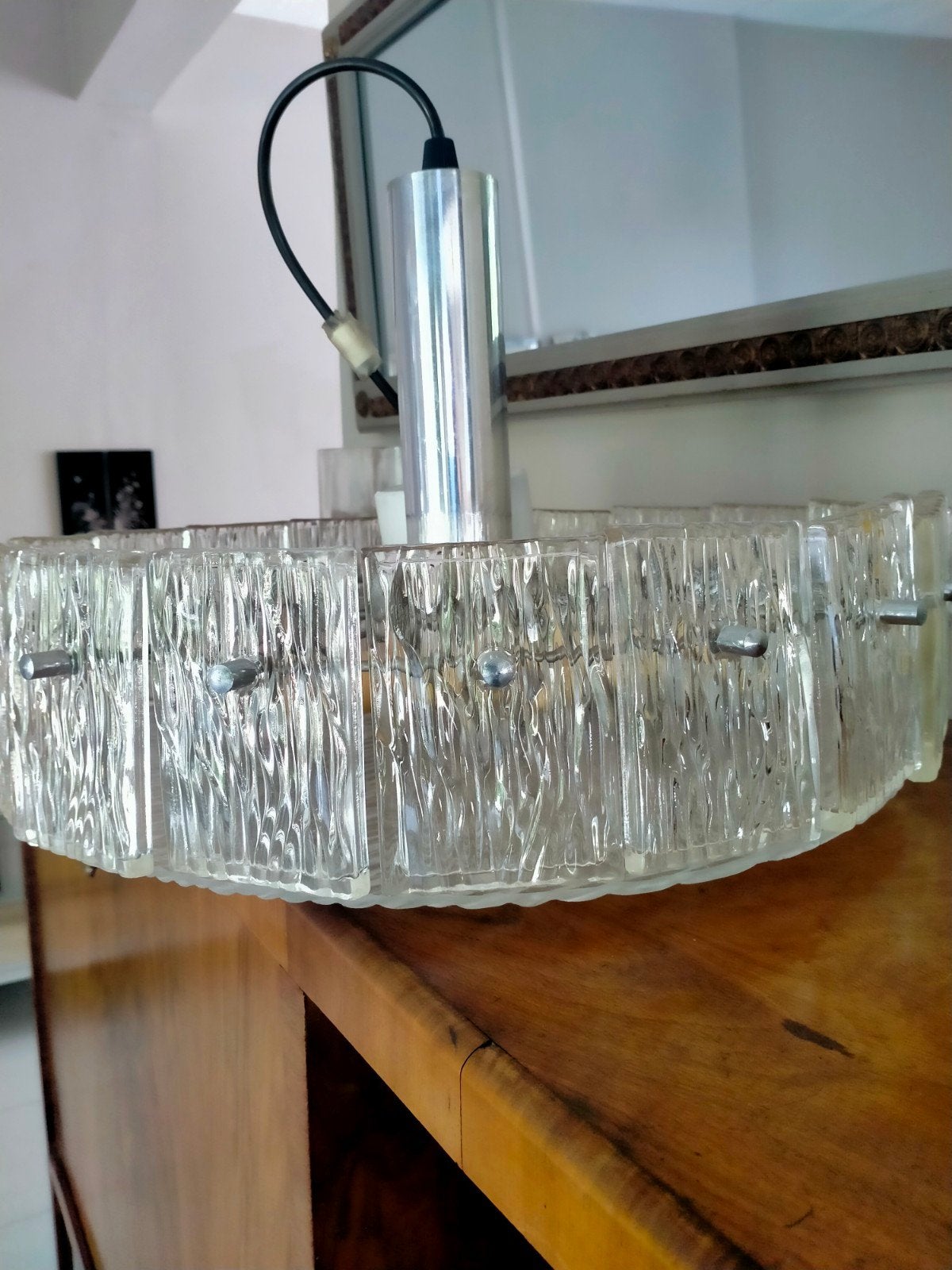 mooie luster uit de seventies, Ophalen