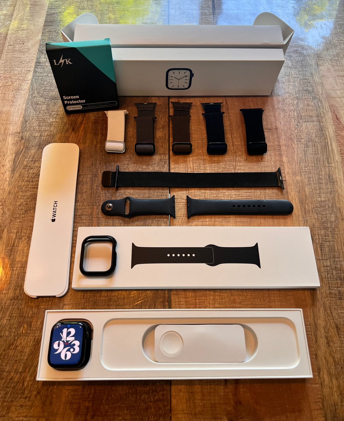 Apple Watch 7 (43-46mm), IOS, Comme neuf, Enlèvement, État