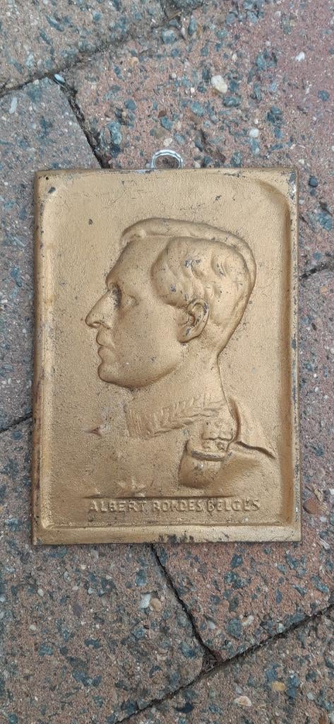Plaque Albert 1er, Collections, Objets militaires | Général, Enlèvement ou Envoi