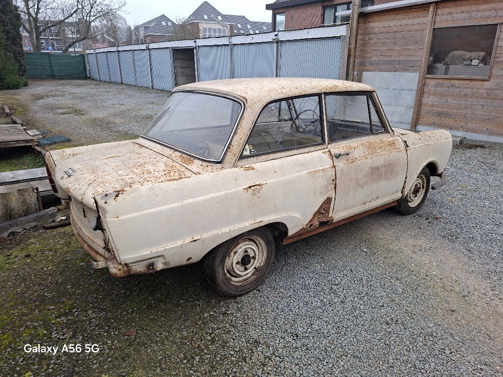 DKW F11, 1962, Auto's, Oldtimers, Beige, Overige bekleding, Wit, Handgeschakeld