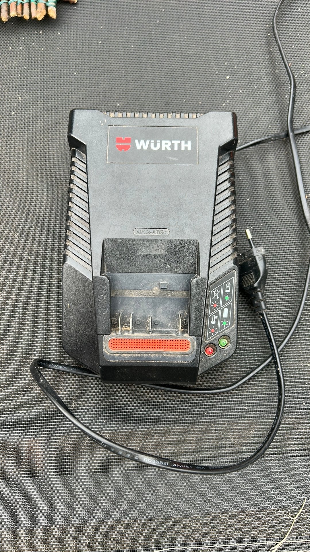 Wurth accu oplader, Ophalen, Gebruikt