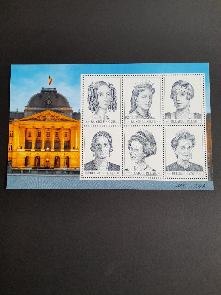 België - De zes Belgische koninginnen - BL89-postfris-Bfr/€, Koninklijk huis, Frankeerzegel, Ophalen of Verzenden, Zonder stempel