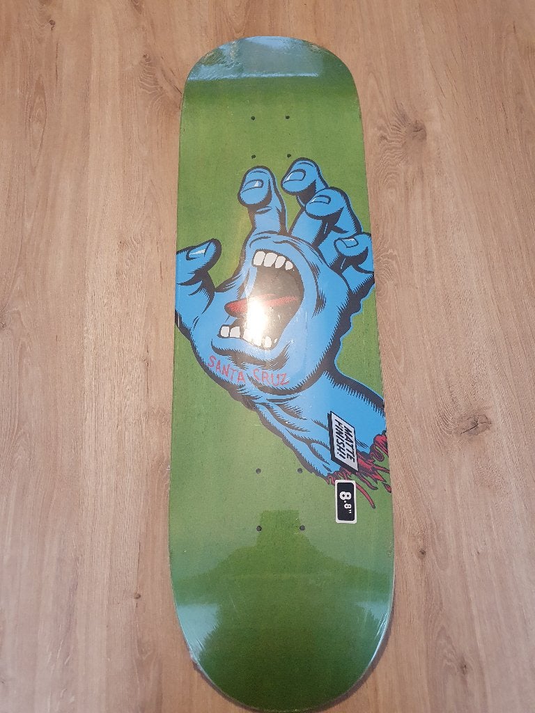 Santa Cruz Screaming Hand Skateboard Deck 8.8" – Nieuw, Ophalen, Skateboard