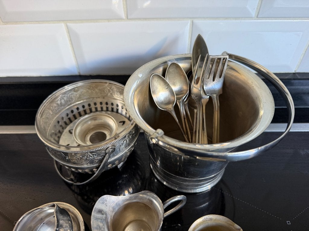 Verzilverde schalen/kommetjes, Ophalen of Verzenden, Zilver