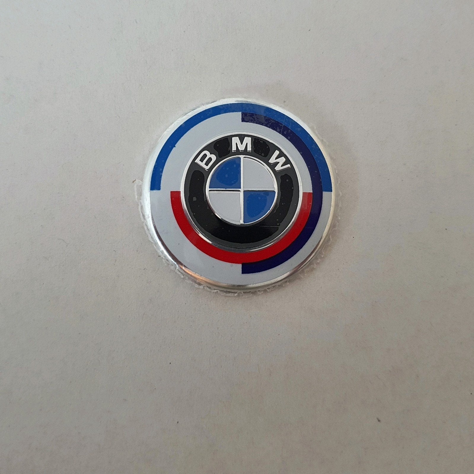 Bmw 50 jaar editie stuur logo diameter 47 mm, Ophalen of Verzenden
