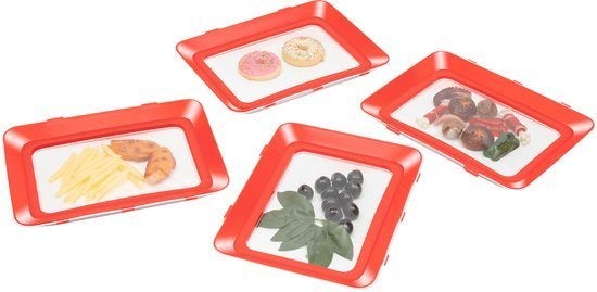 koelkast bewaar bakjes nieuw, Ophalen of Verzenden, Nieuw, Rood, Bewaardoos