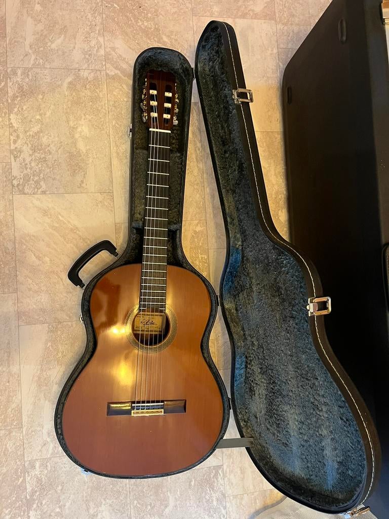 Aria A560, Enlèvement, Utilisé, Guitare classique ou espagnole, Avec valise