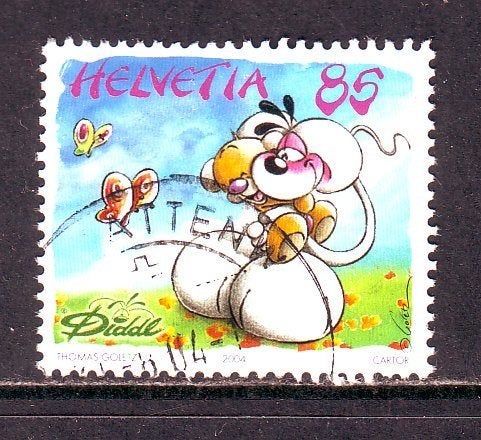 Postzegels Zwitserland (8) : gestempeld ts. nr. 1802 en 1870, Postzegels en Munten, Ophalen of Verzenden, Gestempeld