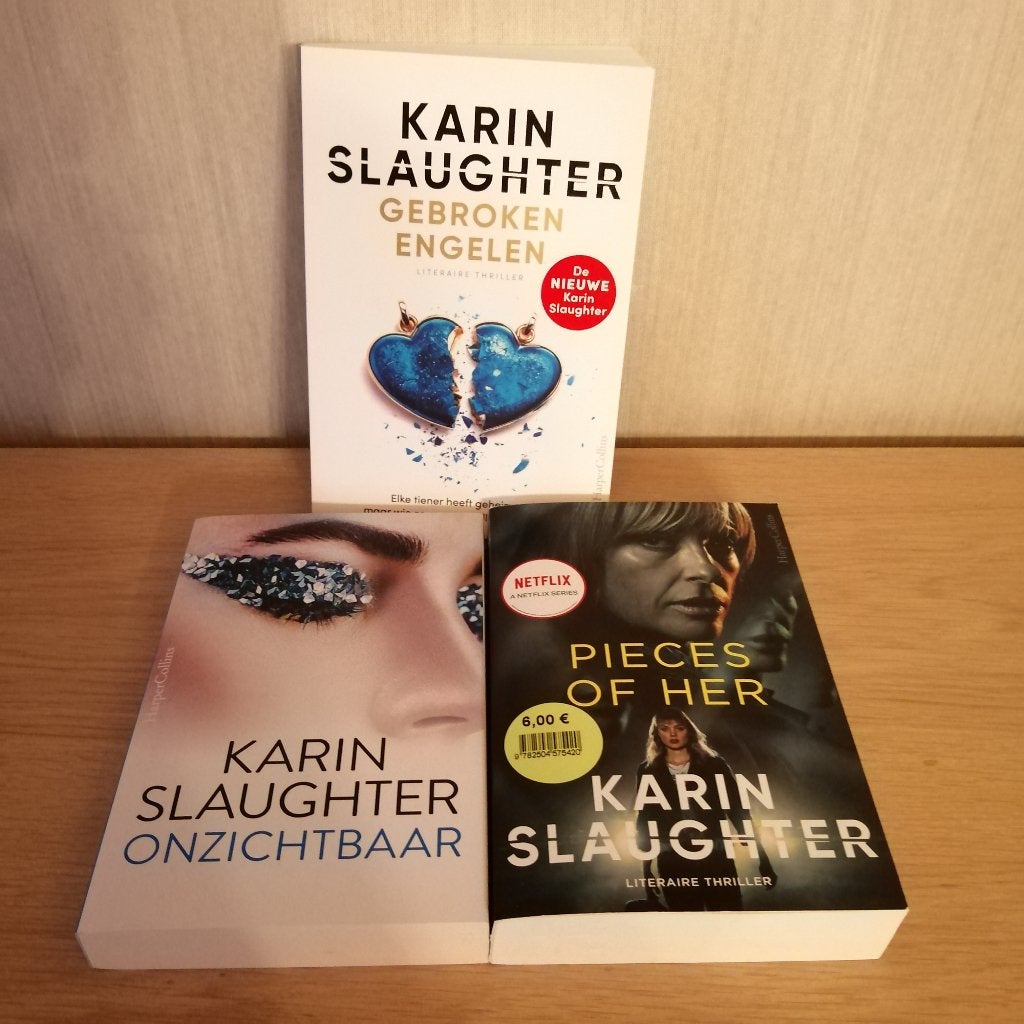 3 boeken van Karin Slaughter, Boeken, Verzenden, Gelezen