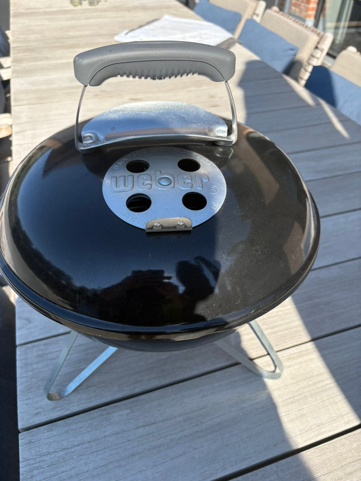Tafelbarbecue Weber, Tuin en Terras, Ophalen, Zo goed als nieuw