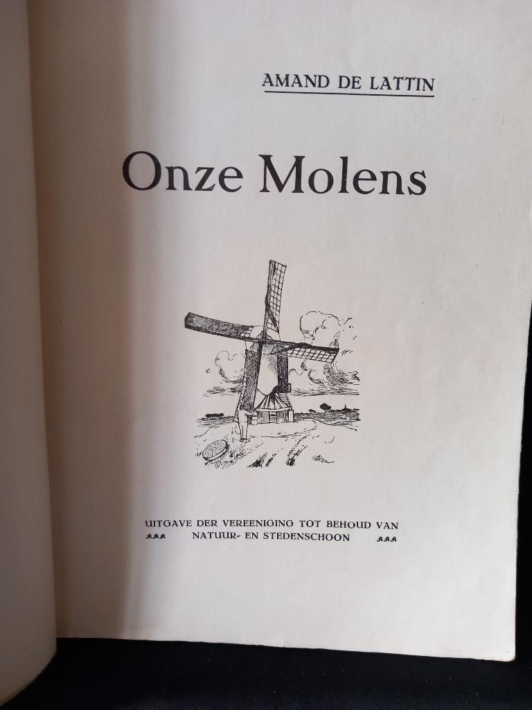 Boek "Onze molens" en gratis documentatie, Boeken, Ophalen